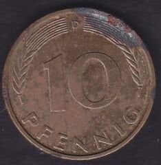 Almanya 10 Pfennig 1994 D