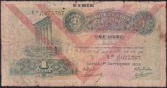 Suriye Lübnan 1 Livres 1939 Çok Temiz 077707