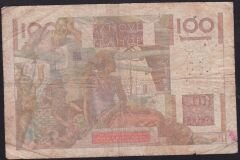 Fransa 100 Frank 1951 Temiz