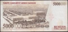 7.Emisyon 5 000 000 Lira I87 805796 Çok Temiz+
