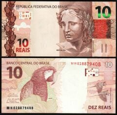Brezilya 10 Reais 2010 Çil Pick 254