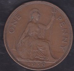 İNGİLTERE 1 PENNY 1939