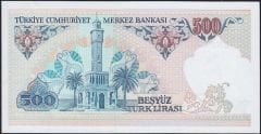 7.Emisyon 2.Tertip 500 Lira D84 937792 Çilaltı Çil