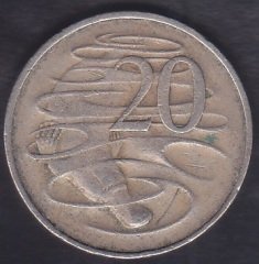 AVUSTRALYA 20 CENT 1967