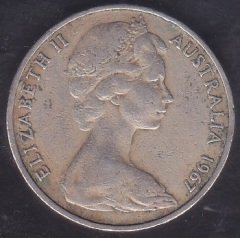 AVUSTRALYA 20 CENT 1967