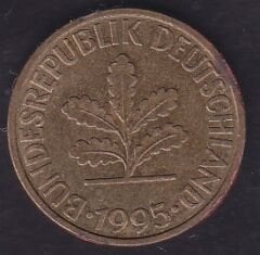 Almanya 10 Pfennig 1995 D