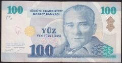 8.Emisyon 100 YTL B35 398097 Çok Temiz