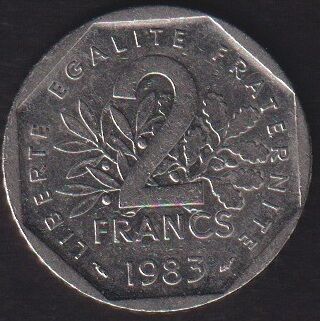 Fransa 2 Frank 1983