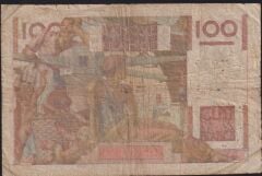 Fransa 100 Frank 1953 Temiz