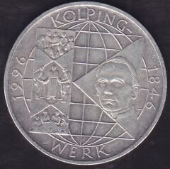 Almanya 10 Mark 1996 Gümüş ( 15.5 Gram )