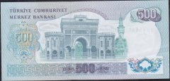 6.Emisyon 2.Tertip 500 Lira I39 062501 Çilaltı ( Tedavül katı yoktur )