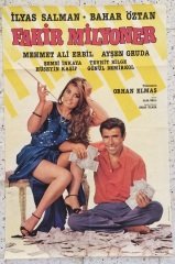 İLYAS SALMAN - BAHAR ÖZTAN - FAKİR MİLYONER - FİLM AFİŞİ eski para mezat