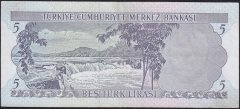 6.Emisyon 2.Tertip 5 Lira H55 004260 Çok Çok Temiz+