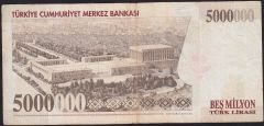 7.Emisyon 5 000 000 Lira H23 728214 Çok Temiz