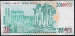 7.EMİSYON 20 000 000 LİRA H45 123508 ÇÇT +