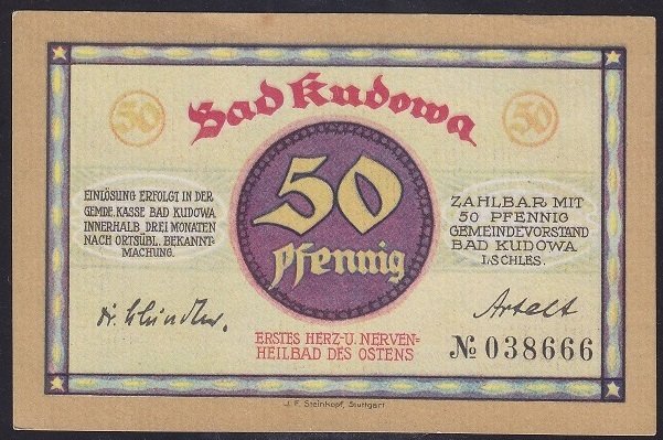 ALMANYA 50 PFENNİNG 1920 ÇİL