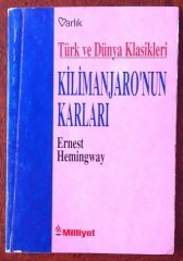 Klimanjaro'nun Karları  ERNEST HEMINGWAY - VARLIK 1995 (MİLLİYET)