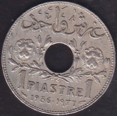 SURİYE 1 PIASTRE 1936