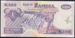 Zambia 100 Kwacha 2005 ÇİL 888 Pick 38e