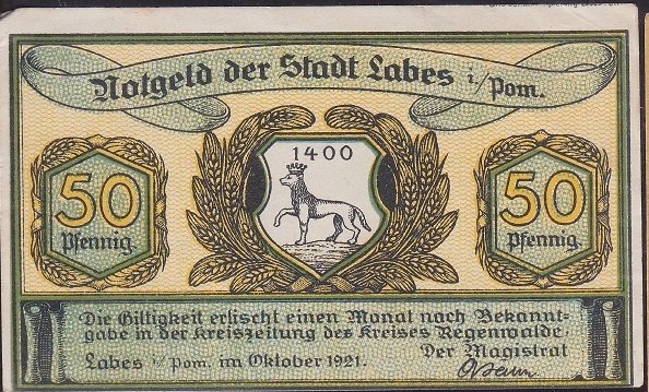 ALMANYA 50 PFENNİNG 1921 ÇİLALTI ÇİL