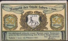 ALMANYA 50 PFENNİNG 1921 ÇİLALTI ÇİL