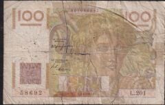 Fransa 100 Frank 3 Nisan 1947 Haliyle