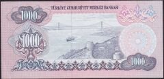 6.Emisyon 3.Tertip 1000 Lira F13 670087 Ççt Çilaltı