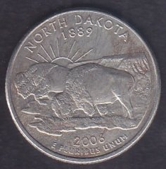 AMERİKA ÇEYREK DOLAR 2006 - NORTH DAKOTA EYALETİ