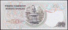 6.EMİSYON 2.TERTİP 50 LİRA J14 797488 ÇİL