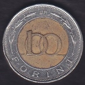 MACARİSTAN 100 FORİNT 1997 BİMETAL eski para alan yerler