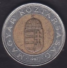 MACARİSTAN 100 FORİNT 1997 BİMETAL eski para alan yerler