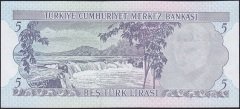 6.Emisyon 2.Tertip 5 Lira H44 107349 Çilaltı Çil