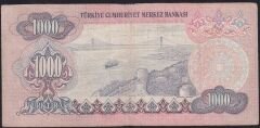 6.Emisyon 3.Tertip 1000 Lira F10 793709 Çok Temiz