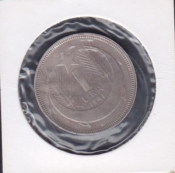 1941 Yılı 1 Lira Gümüş