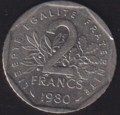 Fransa 2 Frank 1980