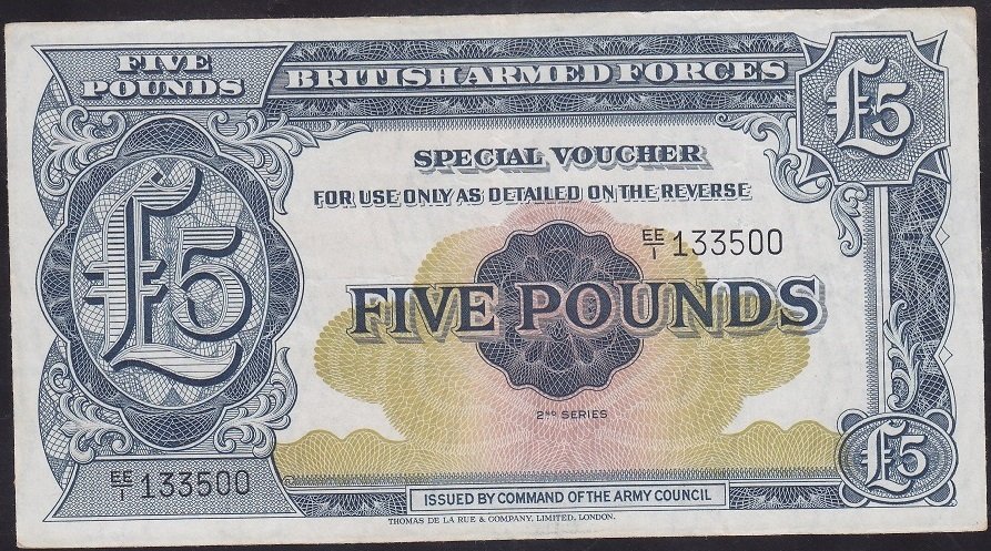 İNGİLTERE 5 POUND 1958 ÇÇT +