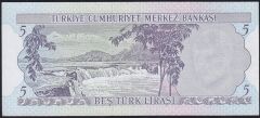 6.Emisyon 2.Tertip 5 Lira I35 253266 Ççt Çilaltı