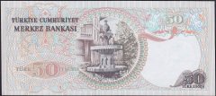 6.Emisyon 1.Tertip 50 Lira H81 533536 Çil