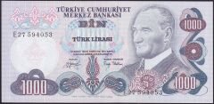 6.Emisyon 2.Tertip 1000 Lira E27 594053 Çilaltı Çil