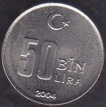 2004 YILI 50 BİN LİRA ÇİLALTI ÇİL