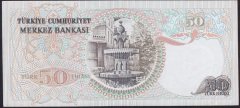 6.EMİSYON 2.TERTİP 50 LİRA J01 568008 ÇİLALTI