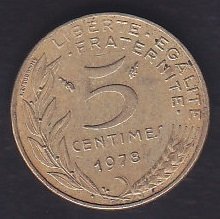 FRANSA 5 CENTİMES 1978