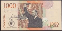 Kolombiya 1000 Pesos 2015 Çilaltı
