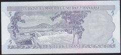 6.Emisyon 2.Tertip 5 Lira I13 450034 Ççt Çilaltı