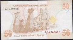 8.Emisyon 50 YTL F56 509476 Çok Çok Temiz+