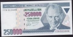 7.Emisyon 3.Tertip 250.000 Lira I79 511606 Çil