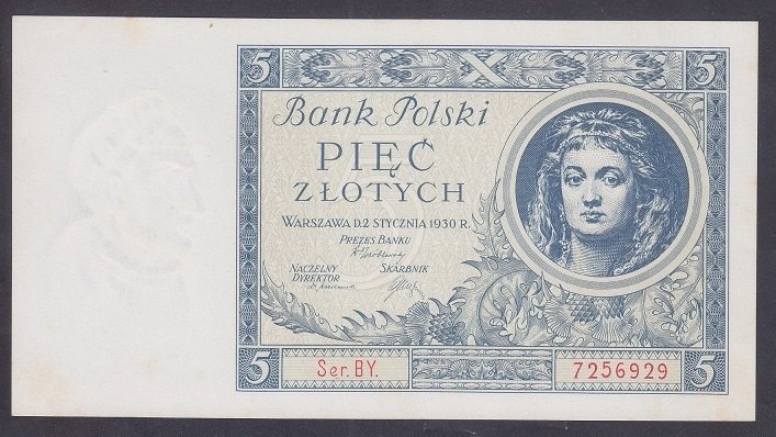 POLONYA 5 ZLOTY 1930 ÇİLALTI ÇİL P72