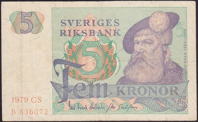 İSVEÇ 5 KRON 1979 ÇOK TEMİZ eski para fiyatları