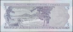6.Emisyon 2.Tertip 5 Lira H36 164165 Çilaltı Çil