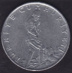 1972 Yılı 2.5 Lira Ters